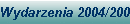 Wydarzenia 2004/2005